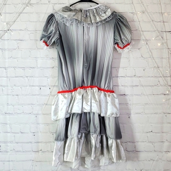 Stephen Kings IT Pennywise the Killer Clown Halloween Costume Dress Junior Sz XL - Picture 13 of 17